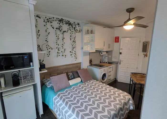 Estudio Con Piscina, Playa Y Wifi